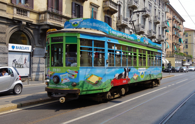 Обои картинки фото техника, трамваи, транспорт, рельсы, трамвай