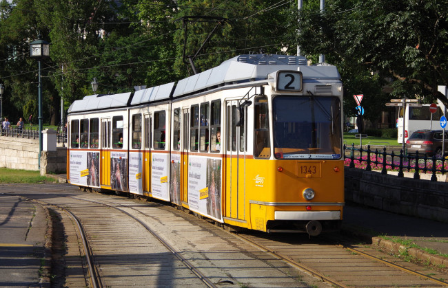 Обои картинки фото техника, трамваи, транспорт, рельсы, трамвай