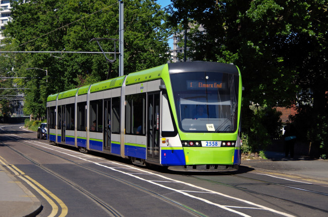 Обои картинки фото техника, трамваи, транспорт, рельсы, трамвай