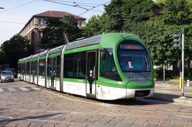 Обои картинки фото техника, трамваи, транспорт, рельсы, трамвай