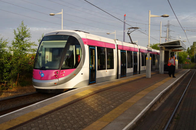 Обои картинки фото техника, трамваи, транспорт, рельсы, трамвай