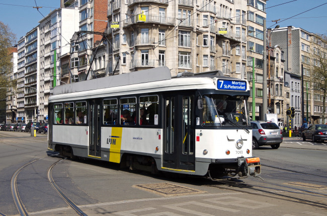 Обои картинки фото техника, трамваи, транспорт, рельсы, трамвай