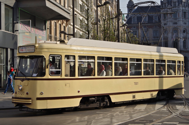 Обои картинки фото техника, трамваи, транспорт, рельсы, трамвай