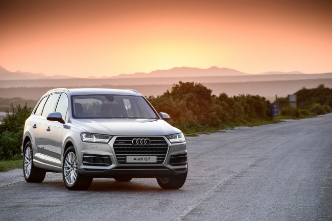 Обои картинки фото автомобили, audi, 2015г, za-spec, quattro, q7, tdi