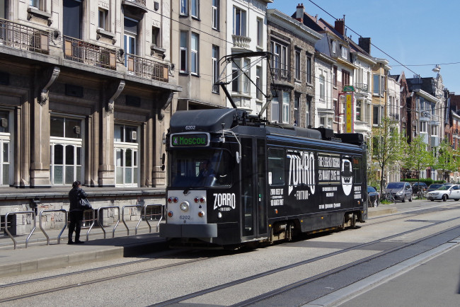 Обои картинки фото техника, трамваи, трамвай, рельсы, транспорт