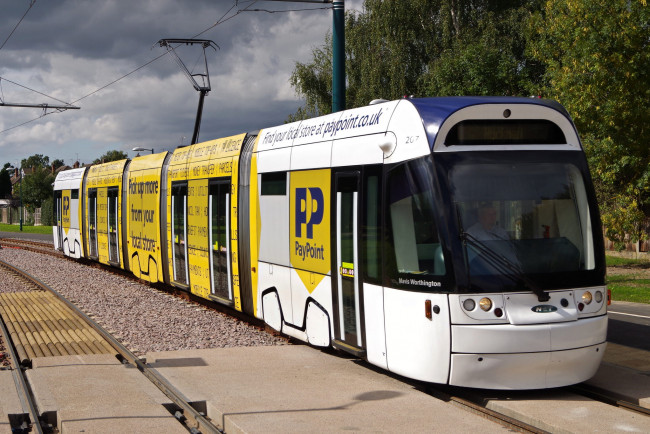 Обои картинки фото техника, трамваи, транспорт, рельсы, трамвай