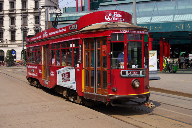 Обои картинки фото техника, трамваи, транспорт, рельсы, трамвай