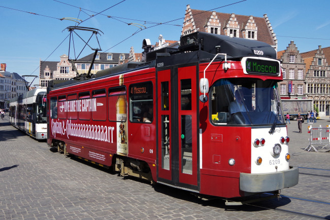 Обои картинки фото техника, трамваи, транспорт, рельсы, трамвай