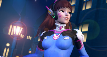 Картинка видео+игры overwatch фон взгляд девушка