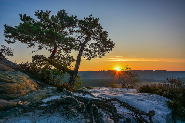 Обои картинки фото природа, восходы, закаты, рассвет