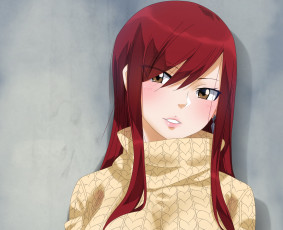Картинка аниме fairy+tail erza scarlet