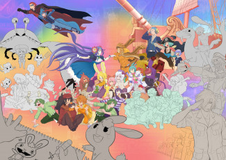 Картинка аниме happy+tree+friends счастливые лесные друзья