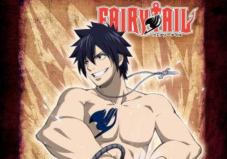 Картинка аниме fairy+tail gray