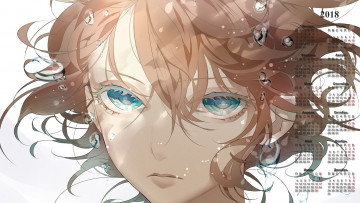 Картинка календари аниме пузырь лицо взгляд