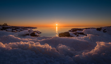 Картинка природа восходы закаты простор