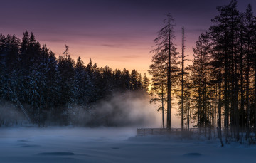 Картинка природа зима простор