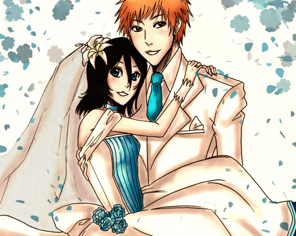 Обои картинки фото аниме, bleach, блич