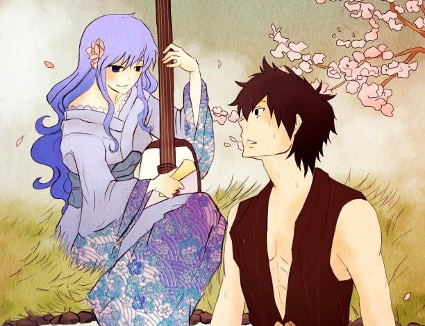 Обои картинки фото аниме, fairy tail, хвост, феи