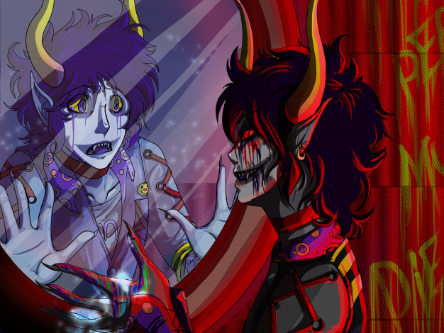 Обои картинки фото аниме, homestuck, gamzee, makara