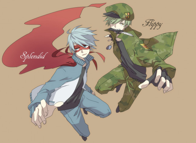 Обои картинки фото аниме, happy tree friends, счастливые, лесные, друзья