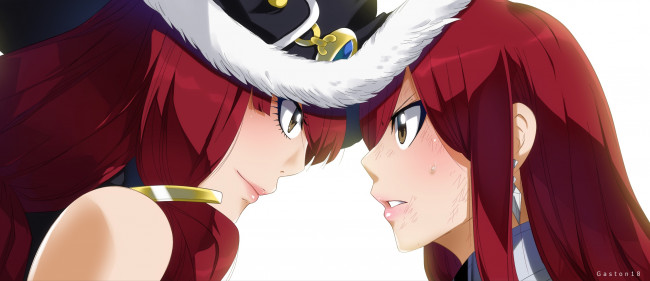 Обои картинки фото аниме, fairy tail, хвост, феи