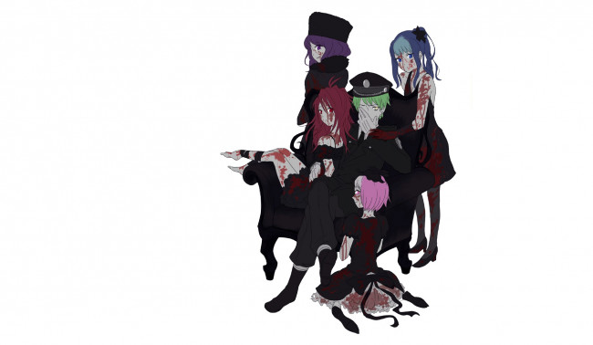 Обои картинки фото аниме, happy tree friends, счастливые, лесные, друзья