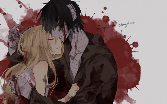 Обои картинки фото аниме, satsuriku no tenshi, satsuriku, no, tenshi