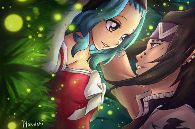 Обои картинки фото аниме, fairy tail, хвост, феи