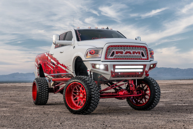 Обои картинки фото автомобили, custom pick-up, ram