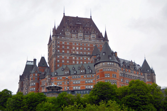 Обои картинки фото chateau frontenac, города, квебек , канада, chateau, frontenac