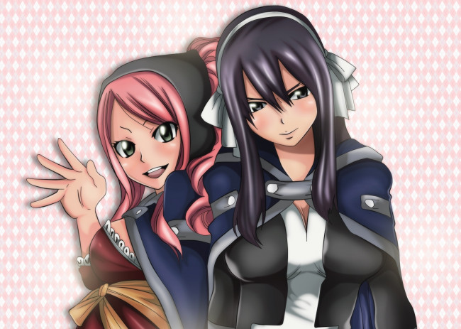 Обои картинки фото аниме, fairy tail, хвост, феи