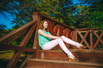 Картинка екатерина девушки -unsort+ рыжеволосые+и+другие девушка деревья