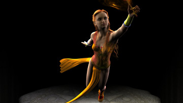 Картинка 3д+графика фантазия+ fantasy девушка фон взгляд