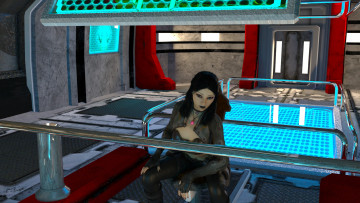 Картинка 3д+графика фантазия+ fantasy фон взгляд девушка