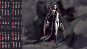 Картинка календари фэнтези женщина