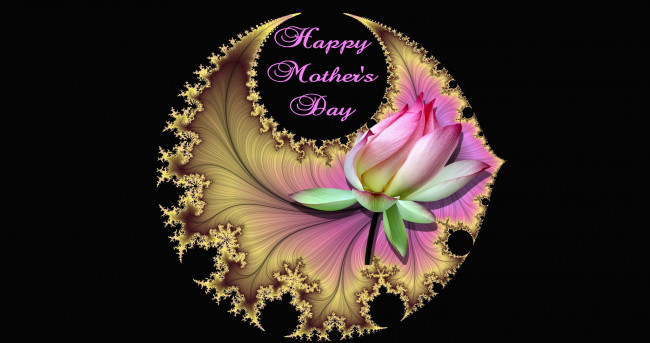 Обои картинки фото праздничные, день матери, лотос, цвет, фон, узор