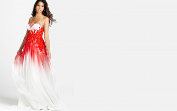 Картинка девушки -unsort+ брюнетки темноволосые платье модель шатенка