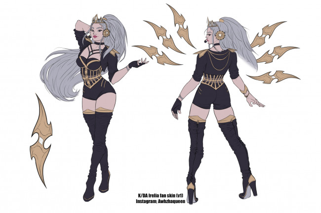 Обои картинки фото видео игры, league of legends, irelia, ракурсы