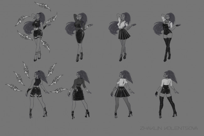 Обои картинки фото видео игры, league of legends, irelia, ракурсы, образы