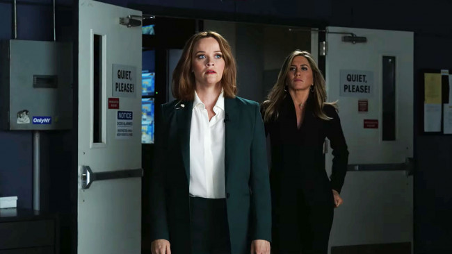 Обои картинки фото кино фильмы, the morning show , сериал, женщины, студия, двери