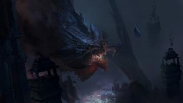 Картинка фэнтези драконы дракон