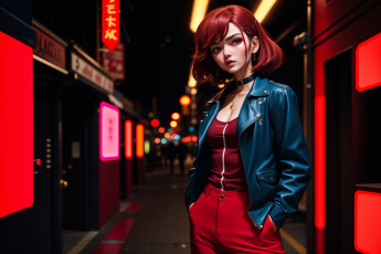 Картинка аниме город +улицы +интерьер +здания нейросети графика нейроарт ai art нейронные сети рисунки нейро искусство