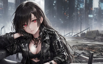 Картинка аниме город +улицы +интерьер +здания нейросети графика нейроарт ai art нейронные сети рисунки нейро искусство