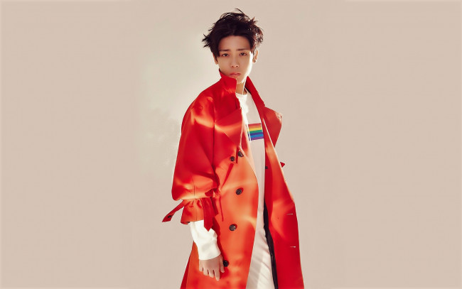 Обои картинки фото мужчины, hou ming hao, актер, плащ