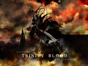 обоя аниме, trinity, blood