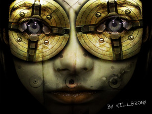 Картинка фэнтези роботы киборги механизмы