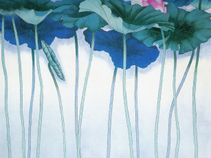 Картинка рисованные цветы