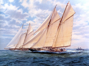 Картинка корабли рисованные