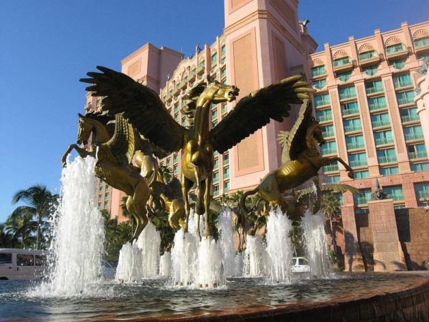 Обои картинки фото города, фонтаны