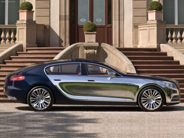 Обои картинки фото bugatti, galibier, concept, 2009, автомобили
